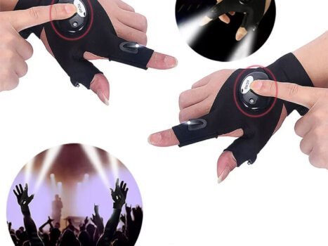 • قفاز ضوء للتخييم التنزه العمل