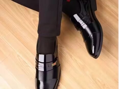 • أحذية جلدية رجالية أنيقة كلاسيكية