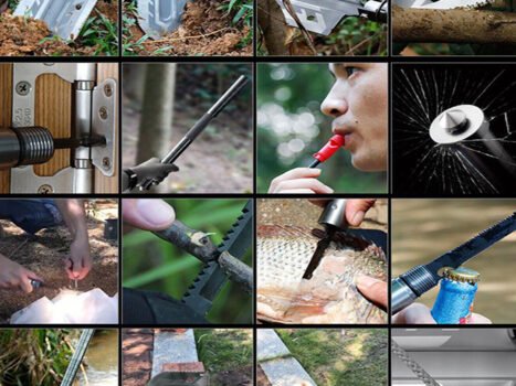 • مجرفة التخييم الفولاذية قابلة للتعديل