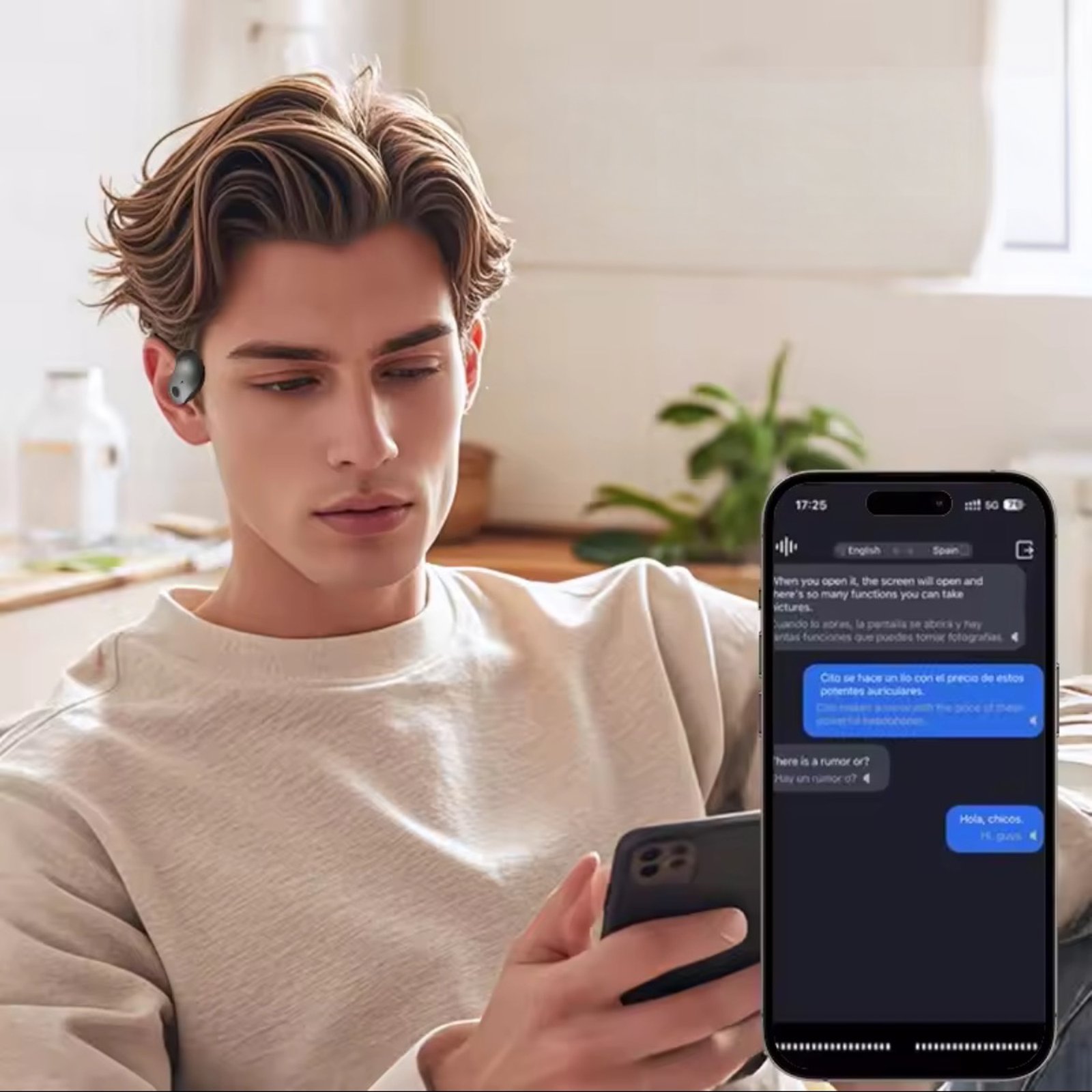 سماعة بمترجم AI - الصورة 2