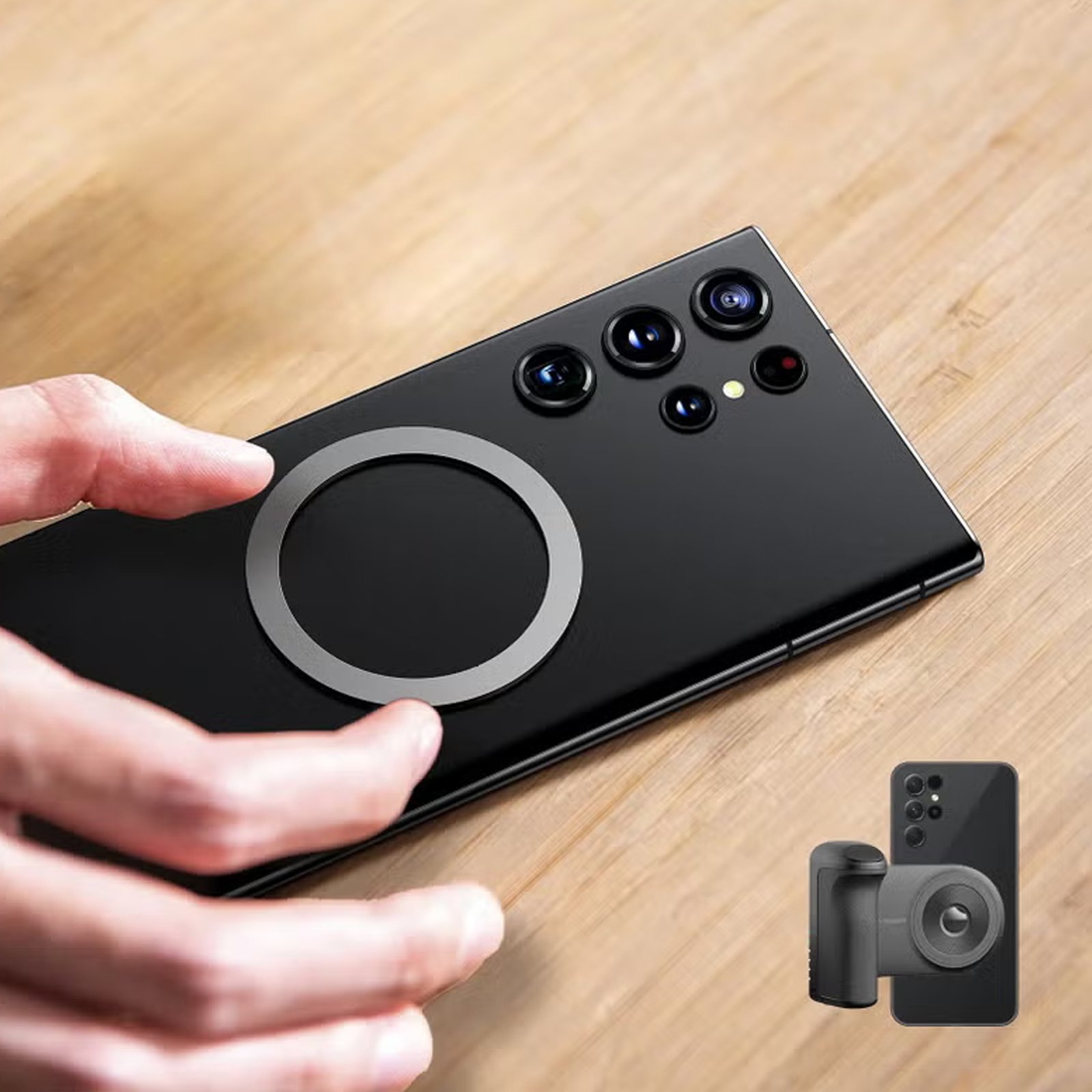 مقبض تصوير مغناطيسي + باور بنك لاسلكي - الصورة 4