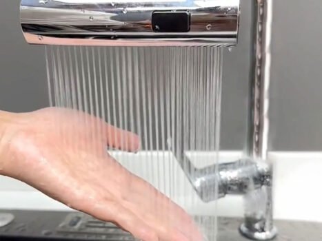 صنبور شلال 360 درجة بكل الاوضاع