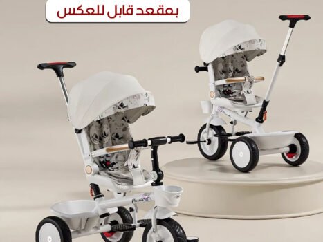 دراجة ثلاثية العجلات للأطفال بمقعد قابل للعكس