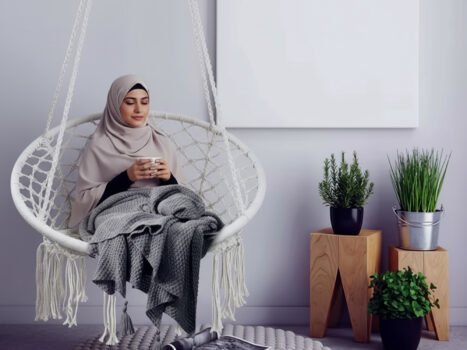 كرسي أرجوحة دائري معلق يتحمل اكثر من ١٢٠ كيلو