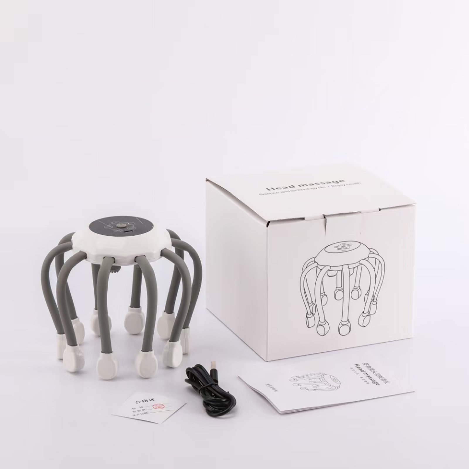 جهاز تدليك فروة الرأس على شكل أخطبوط - الصورة 6