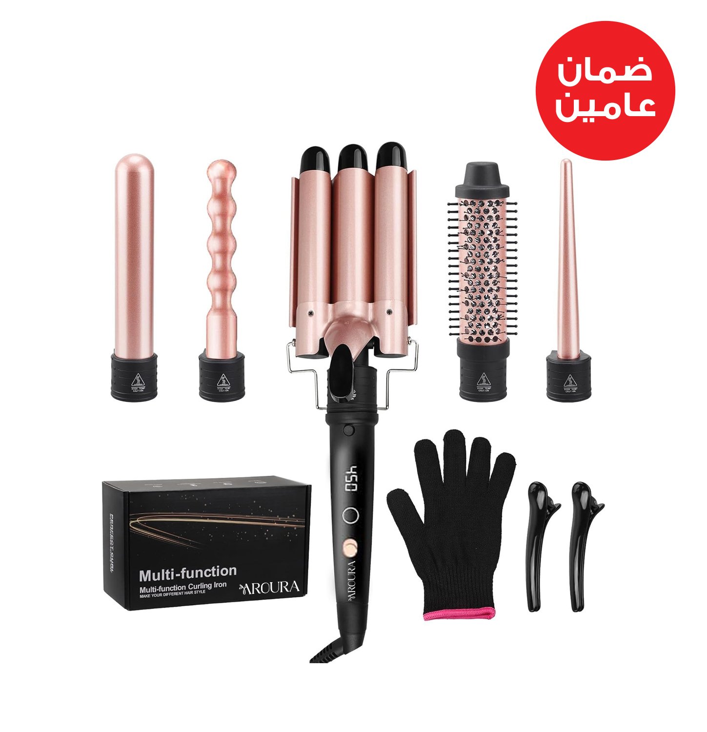 عرض أفضل جهاز لتمويج الشعر من Aroura مع هدية مجانية - الصورة 3