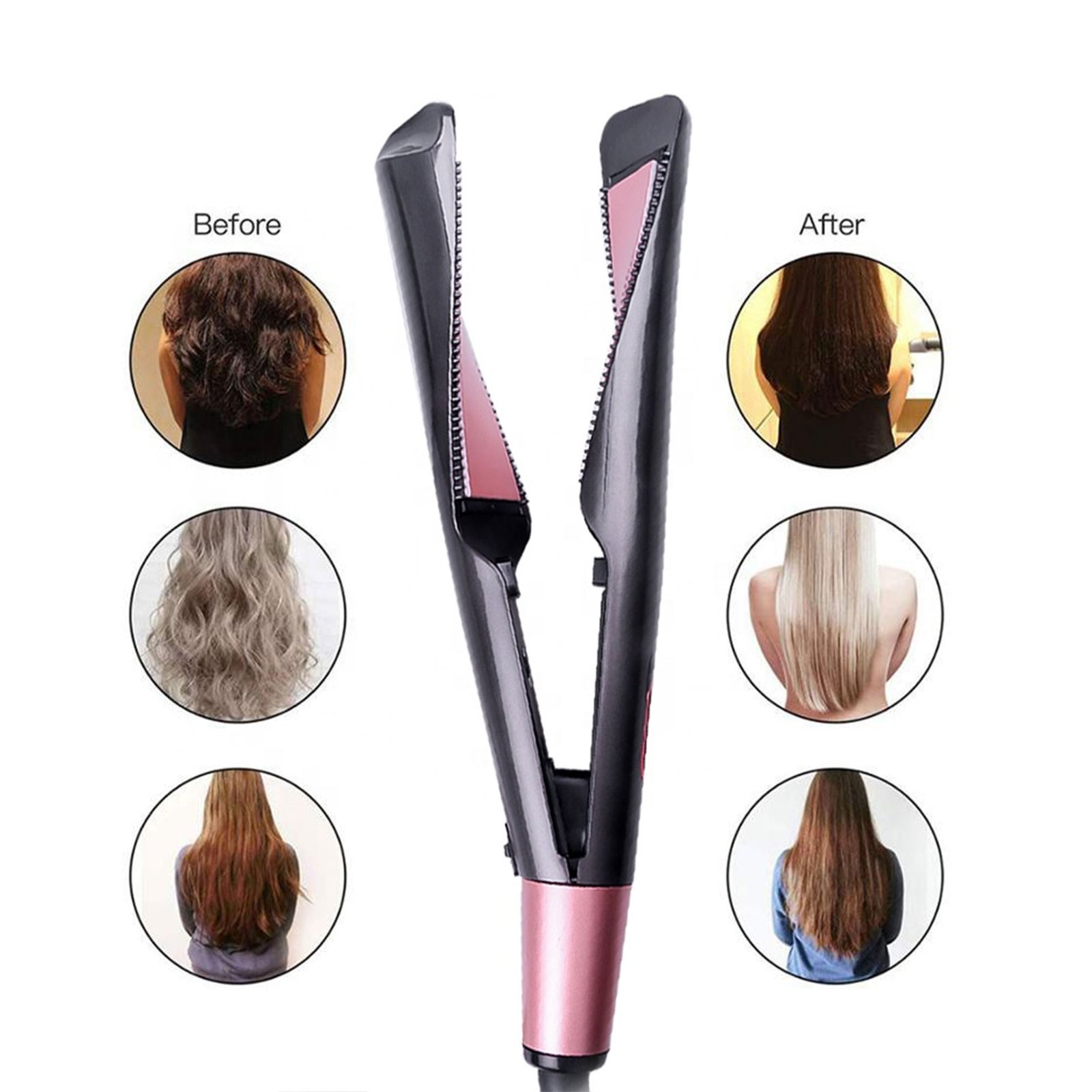 مكواة فرد وتمويج الشعر 2 في 1, ضمان عام - الصورة 2