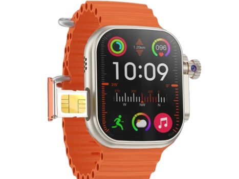 • ساعة سمارت بمدخل شريحة + 3 استيك هدية