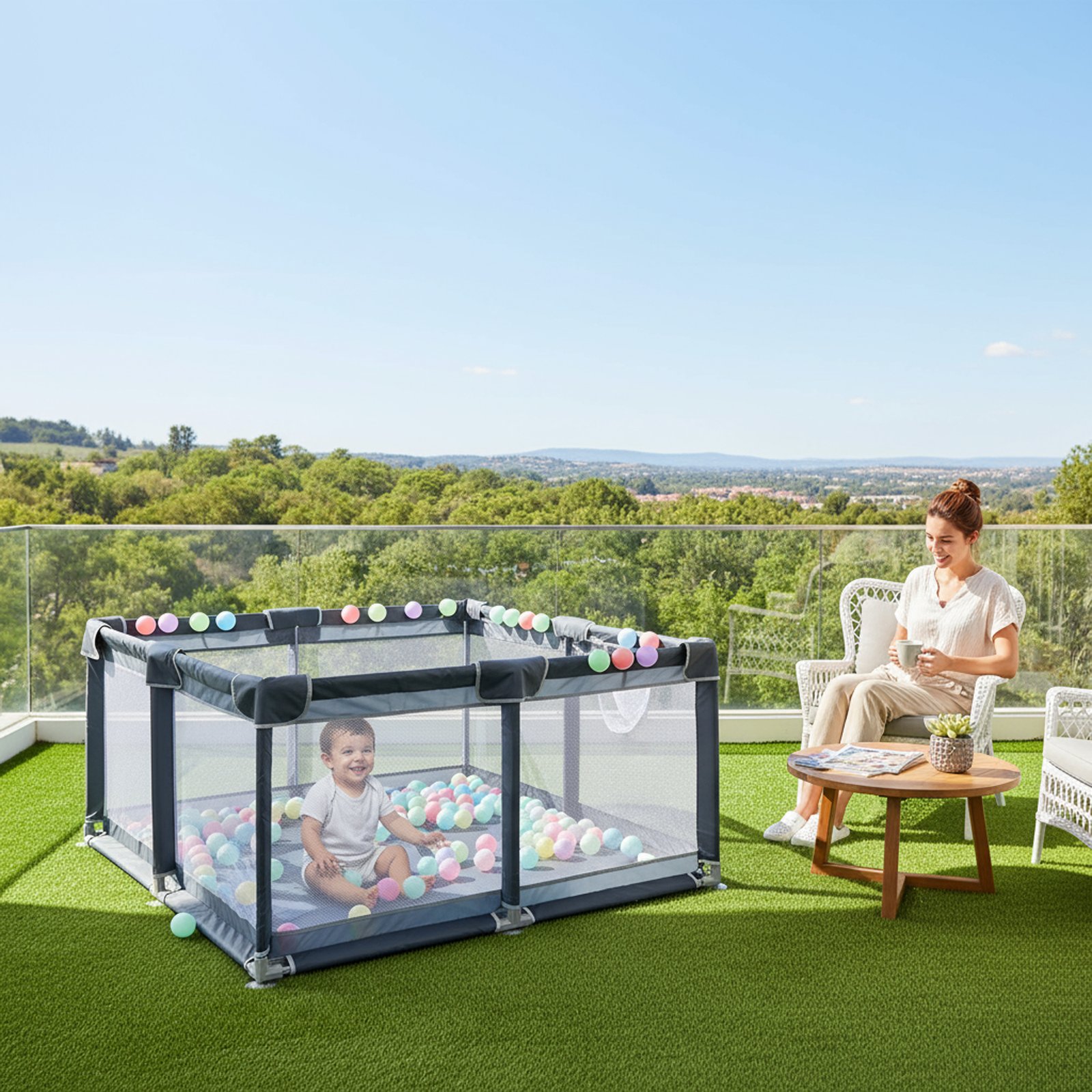 قفص لعب للاطفال الصغار - الصورة 4