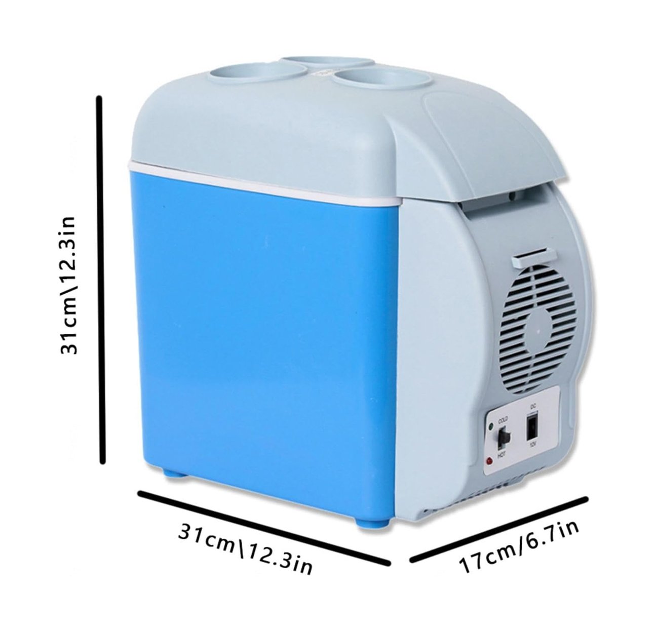 • حافظة الطعام للسيارة ٧.٥ لتر بضمان عام - الصورة 4