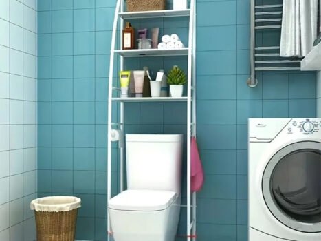 • استاند حمام وغسالة ٣ أرفف