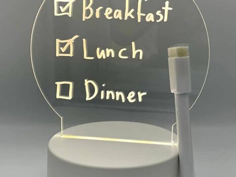 • لوح كتابة أكريليك LED