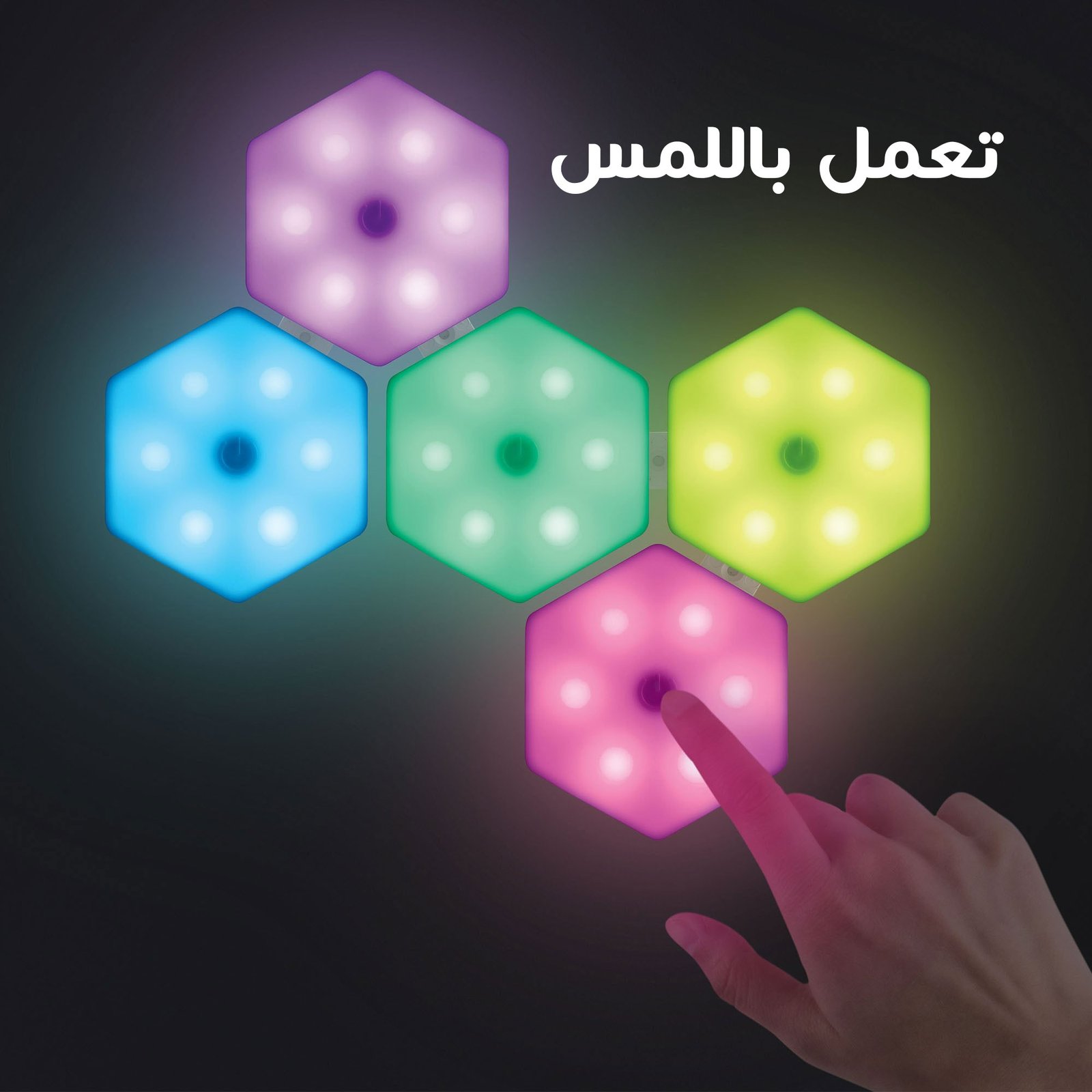 • لوحات اضاءة ثلاثية الابعاد LED