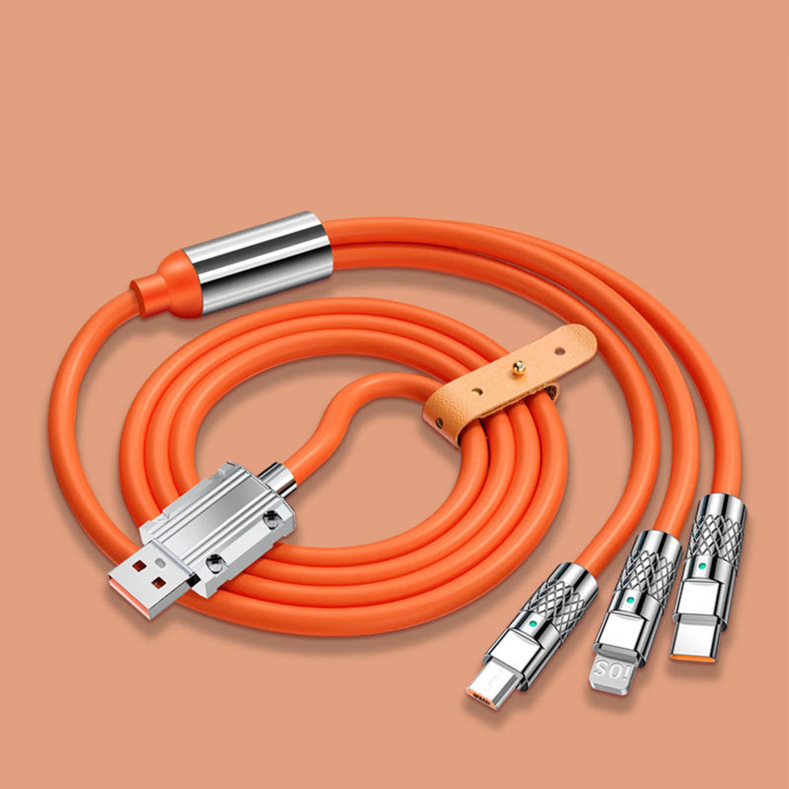 • كابل شحن سريع متعدد 3 في 1