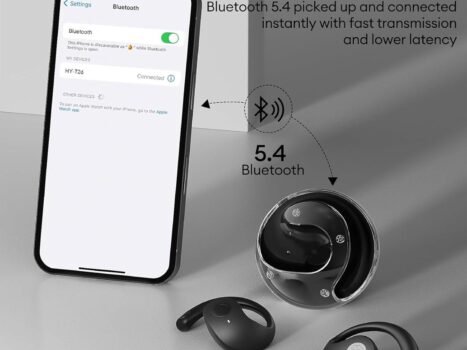 • سماعات رأس لاسلكية فوق الأذن