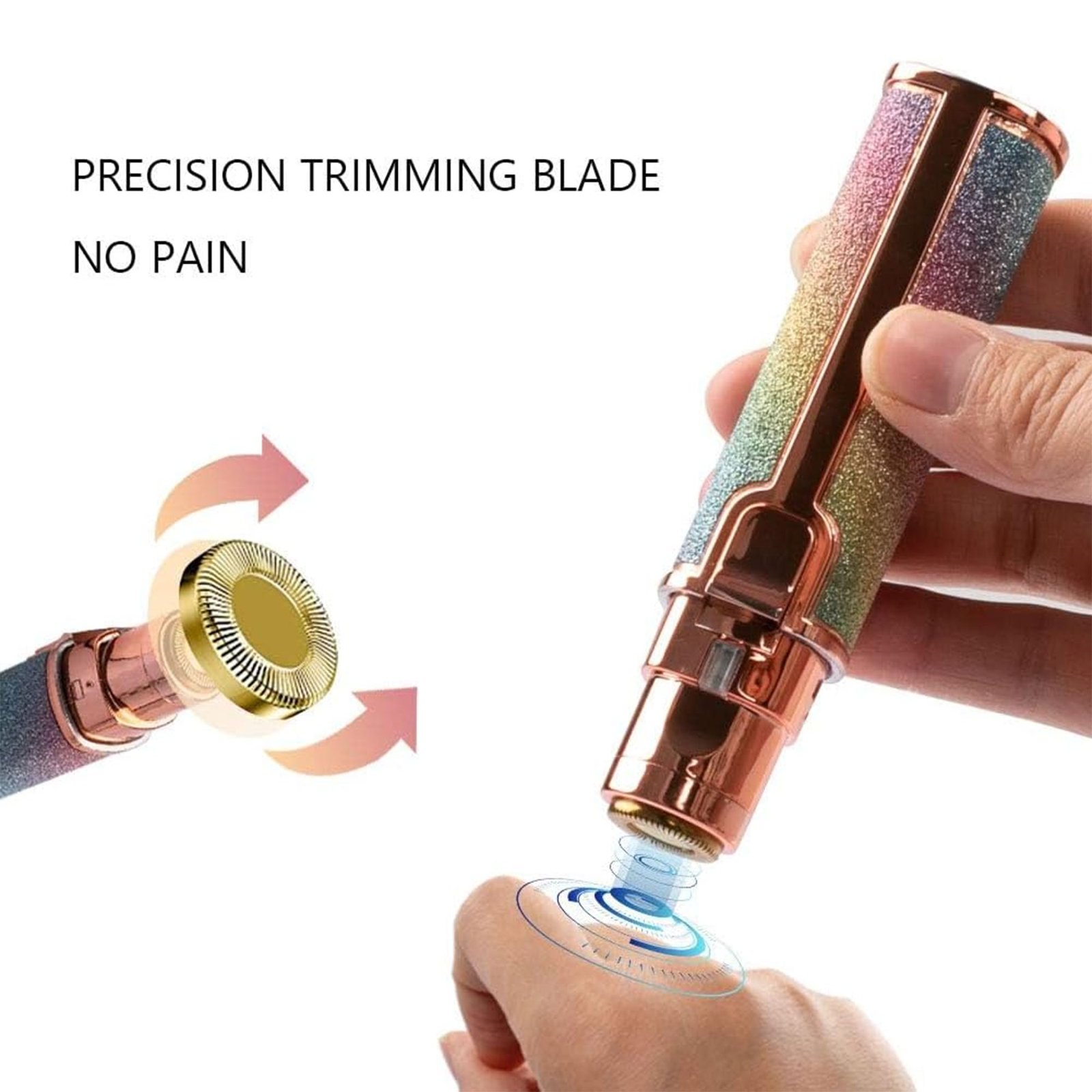 ماكينة تشذيب الحواجب القابلة لإعادة الشحن - الصورة 6