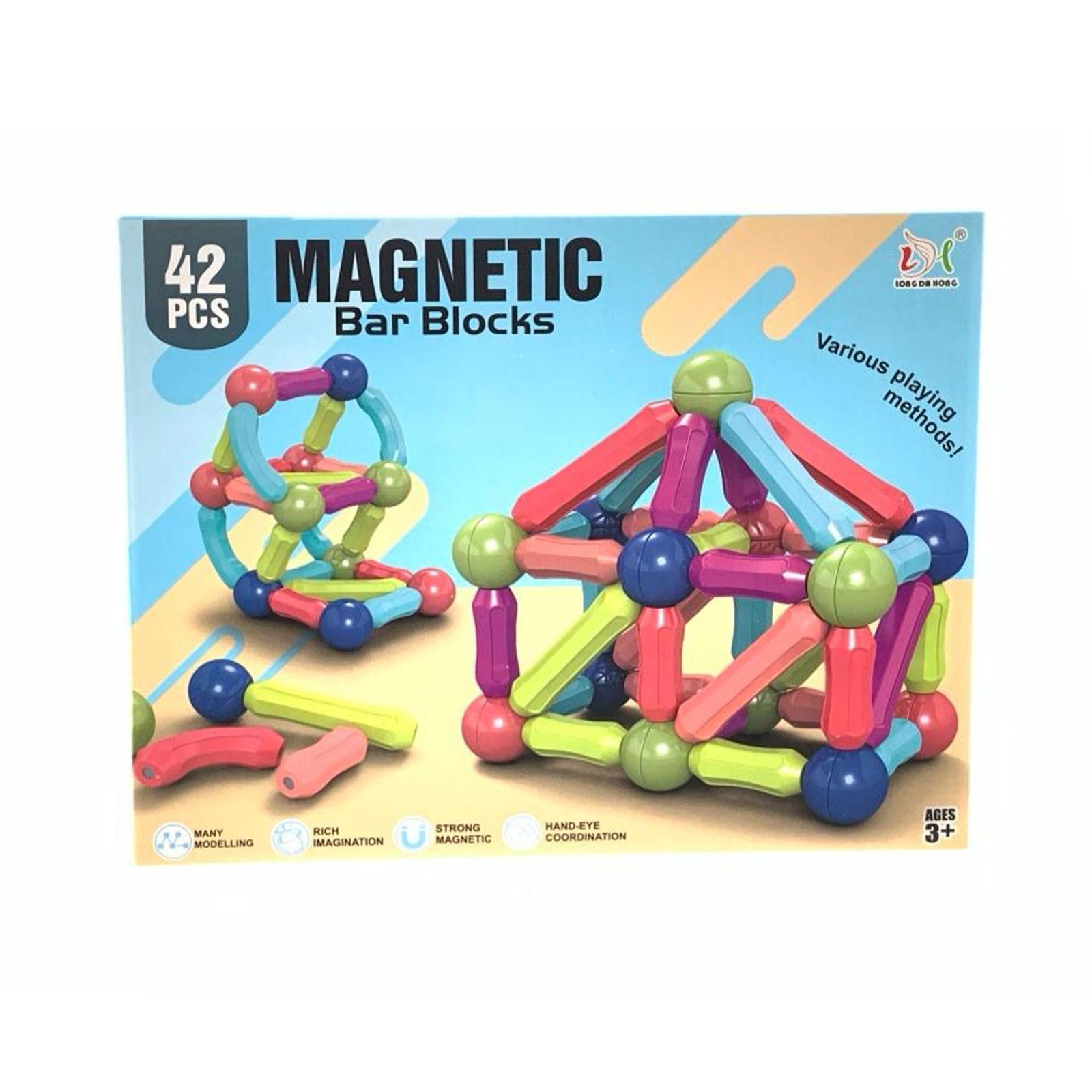 • كرات كتل اللعب مجموعة 42 قطعة للأطفال - الصورة 5