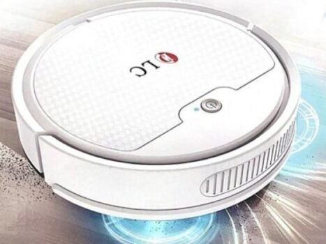 مكنسة كهربائية روبوت جاف و رطب  بتطبيق بضمان عامين