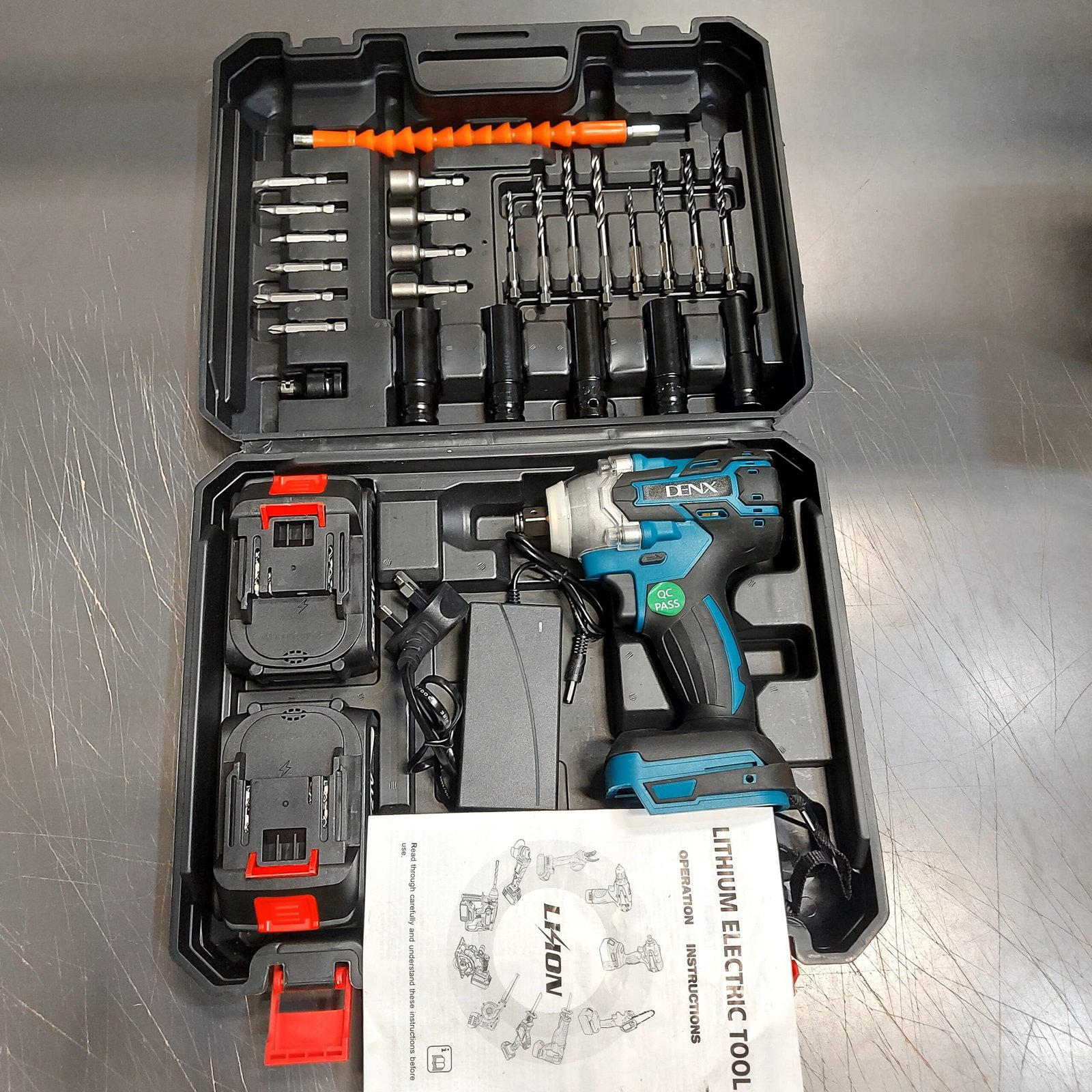 دريل كفرات مع شنطة عدة متكامله للسيارة و المنزل بضمان عامين - الصورة 7
