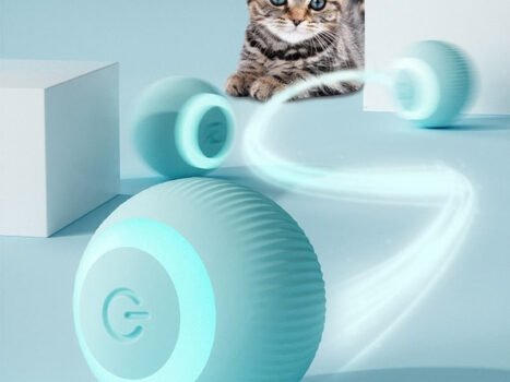 • كورة تدور اوتوماتيك للحيوانات