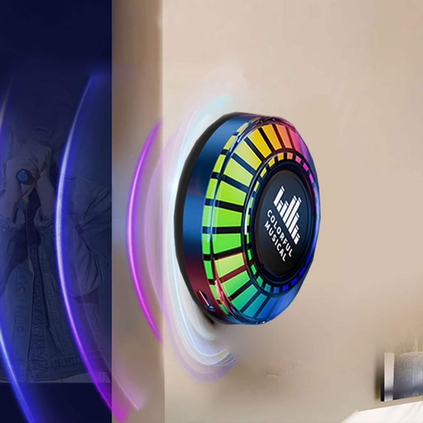 • مكبر الصوت اللاصق المحمول - الصورة 2