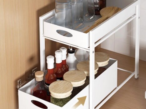 منظم تخزين برف قابل للسحب