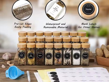 • زجاجات التوابل المنزلية 120 مل