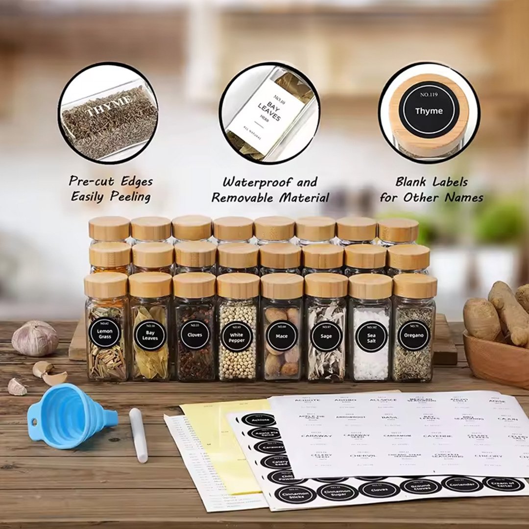 • زجاجات التوابل المنزلية 120 مل