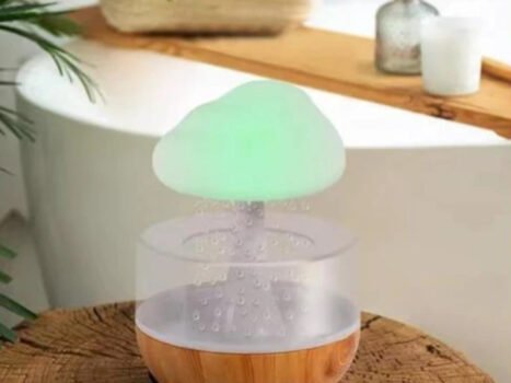 عرض مرطب جو السحابة الممطرة + مصباح غروب الشمس